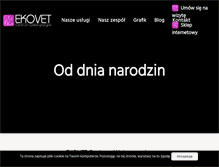 Tablet Screenshot of ekovet.pl